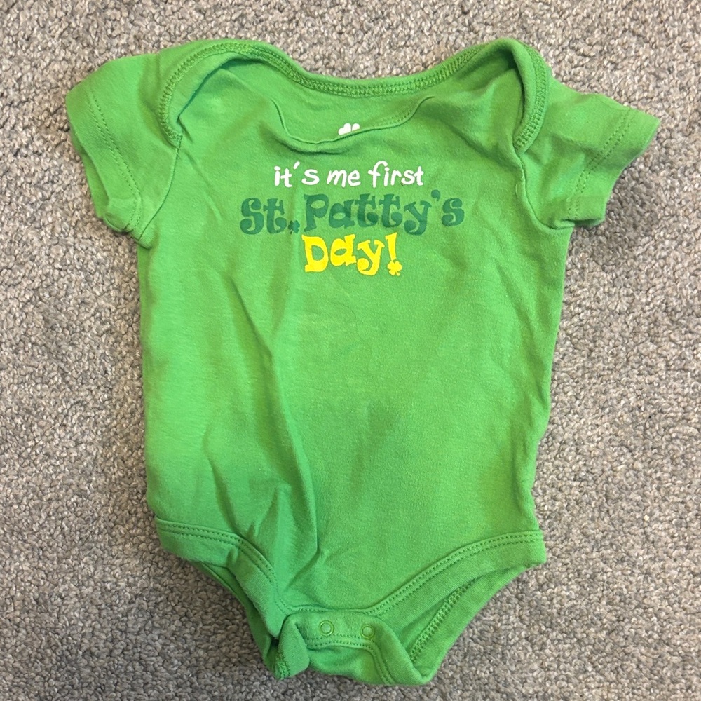 1st St. Patrick’s day onesie